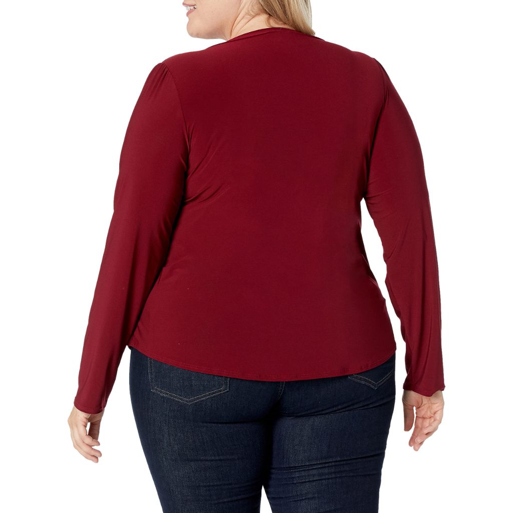 Star Vixen Women's Plus Size Sleeveless, Burgandy, 1X