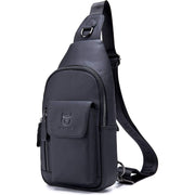 BULLCAPTAIN Men's Leather Crossbody Bag