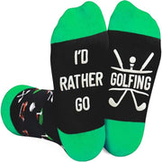 Funny Golf Socks for Men, Comfortable Fit, Perfect for Golf Lovers, Stocking Stuffers for Adults