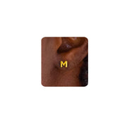 MUMREUES Gold Earrings for Women Trendy 14K Gold Plated Initial "M"