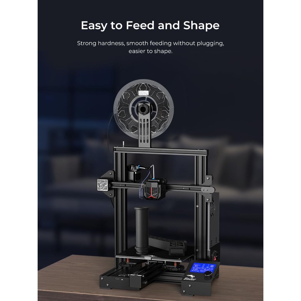 Creality Carbon Fiber Filament 1.75mm, 3D Printer Filament, 1kg (2.2lbs) Spool