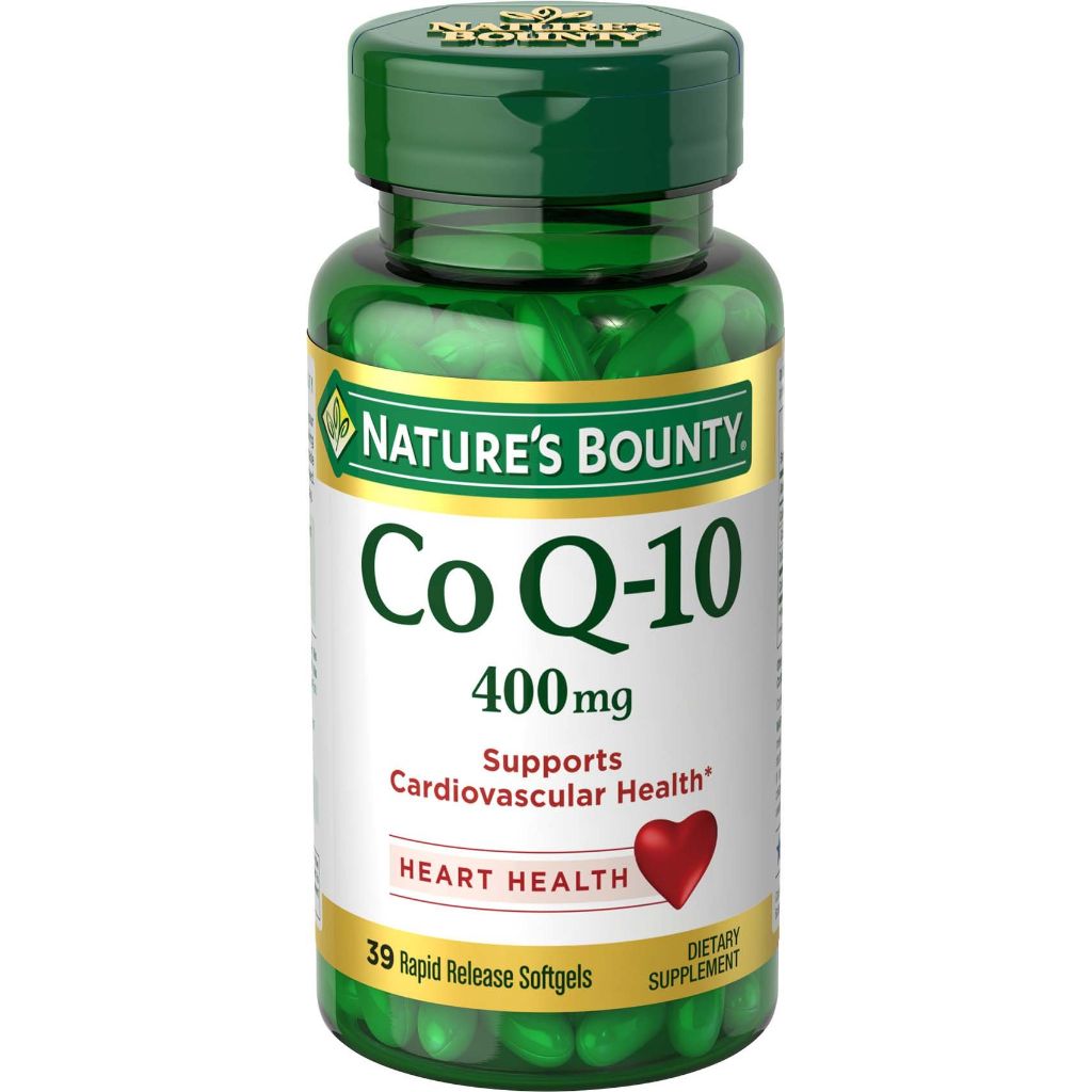 Nature's Bounty CoQ10 400 mg Cardio Q10 Maximum Strength, Rapid Release Liquid Softgels - 39ct