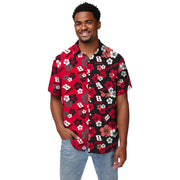SZ XL, FOCO NASCAR Kyle Busch Mens Split Color Floral Button Up
