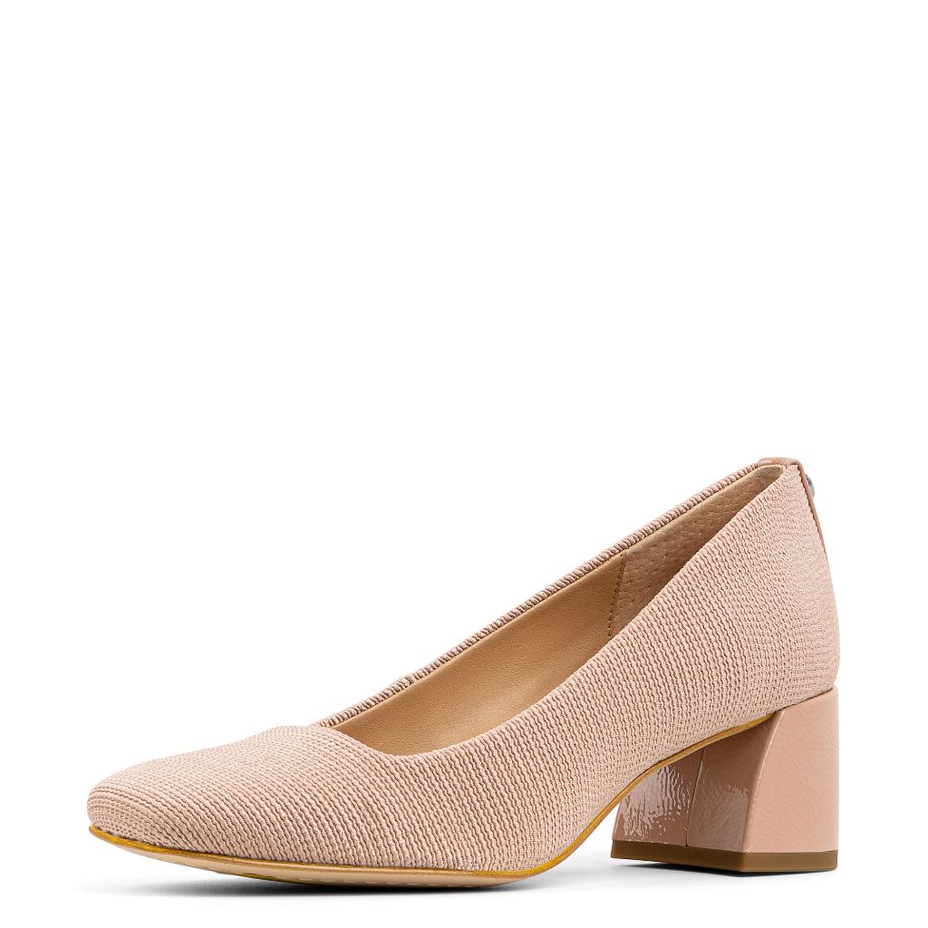 Donald Pliner Women’s Aquarius 2” Block Heels,  Women -rosette( Tan) 9M