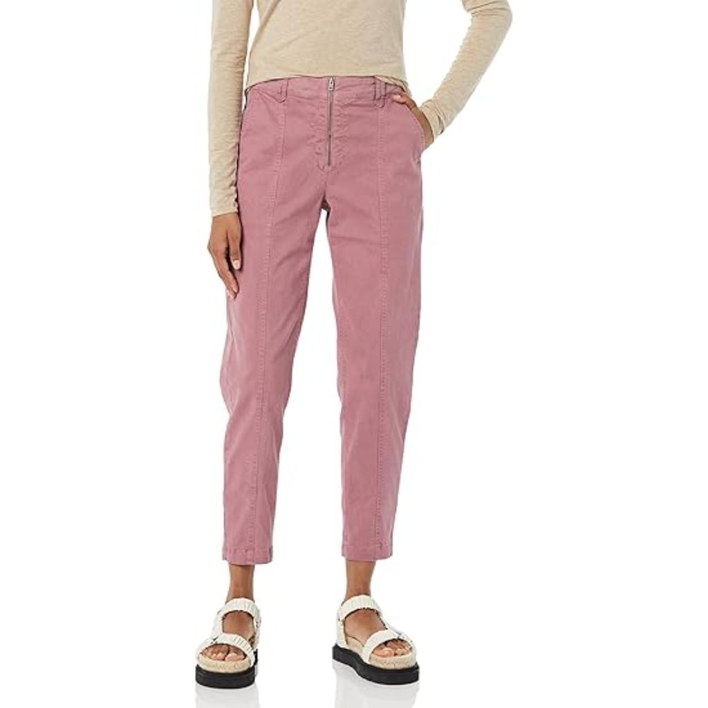 Amazon Essentials Women's Stretch Chino Utility Detail Pant