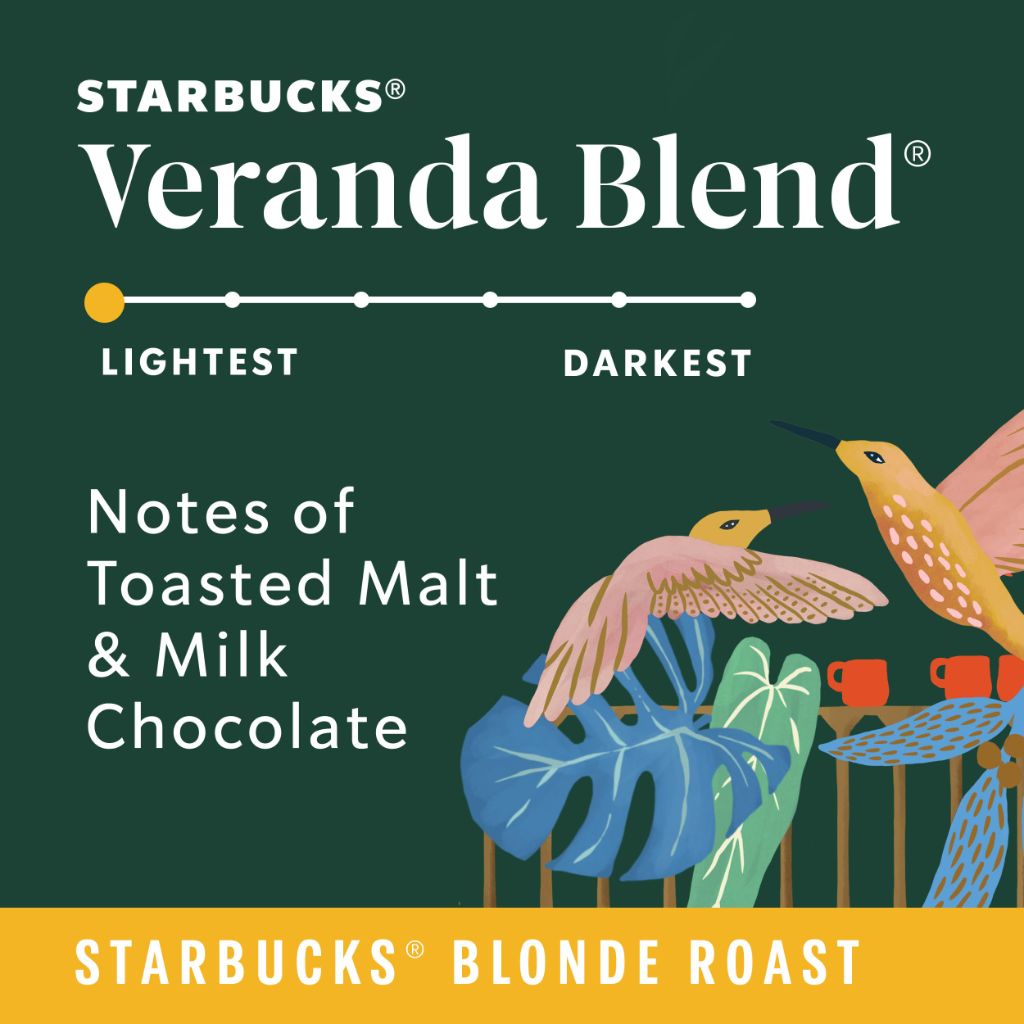 Starbucks Veranda Blend Blonde Roast Keurig K-Cup Coffee Pods, 10ct.
