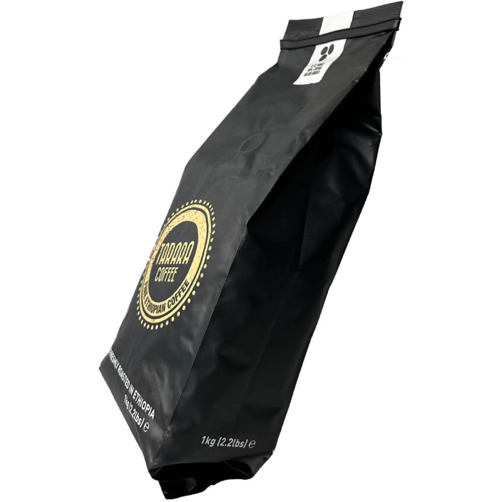 Tarara Coffee - Premium Ground Coffee - 100% Pure Ethiopian Arabica - Medium-Dark Artisan Roast  - 2.2 lb