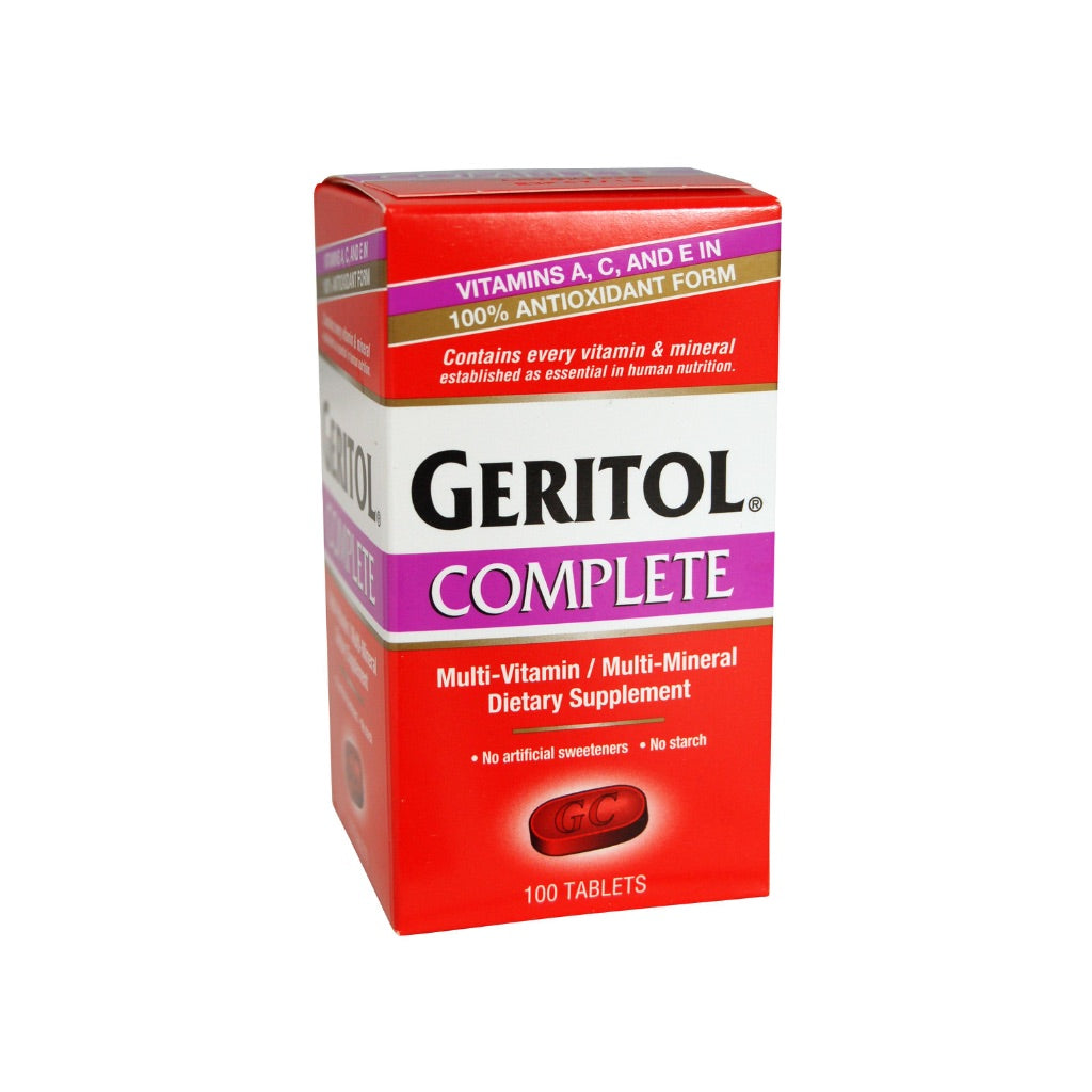 Geritol (1Pk  100Ct) Multivitamin Supplement  27 Essential Vitamins & Minerals