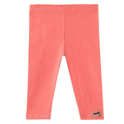 Kidddio Premium Baby & Toddler Capri Leggings - Soft Cotton Blend, Durable & Perfect for Every Adventure - Single - 3T - Coral Red