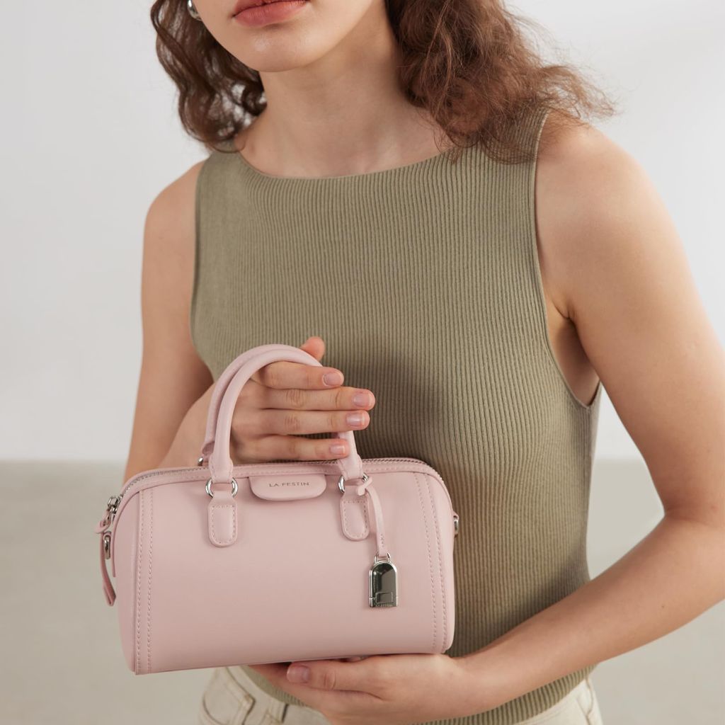 LA FESTIN Small Hobo Handbags for Women : Leather Crossbody Tote Purse Shoulder Bag Top Handle Clutch for Travel Outdoor Activities