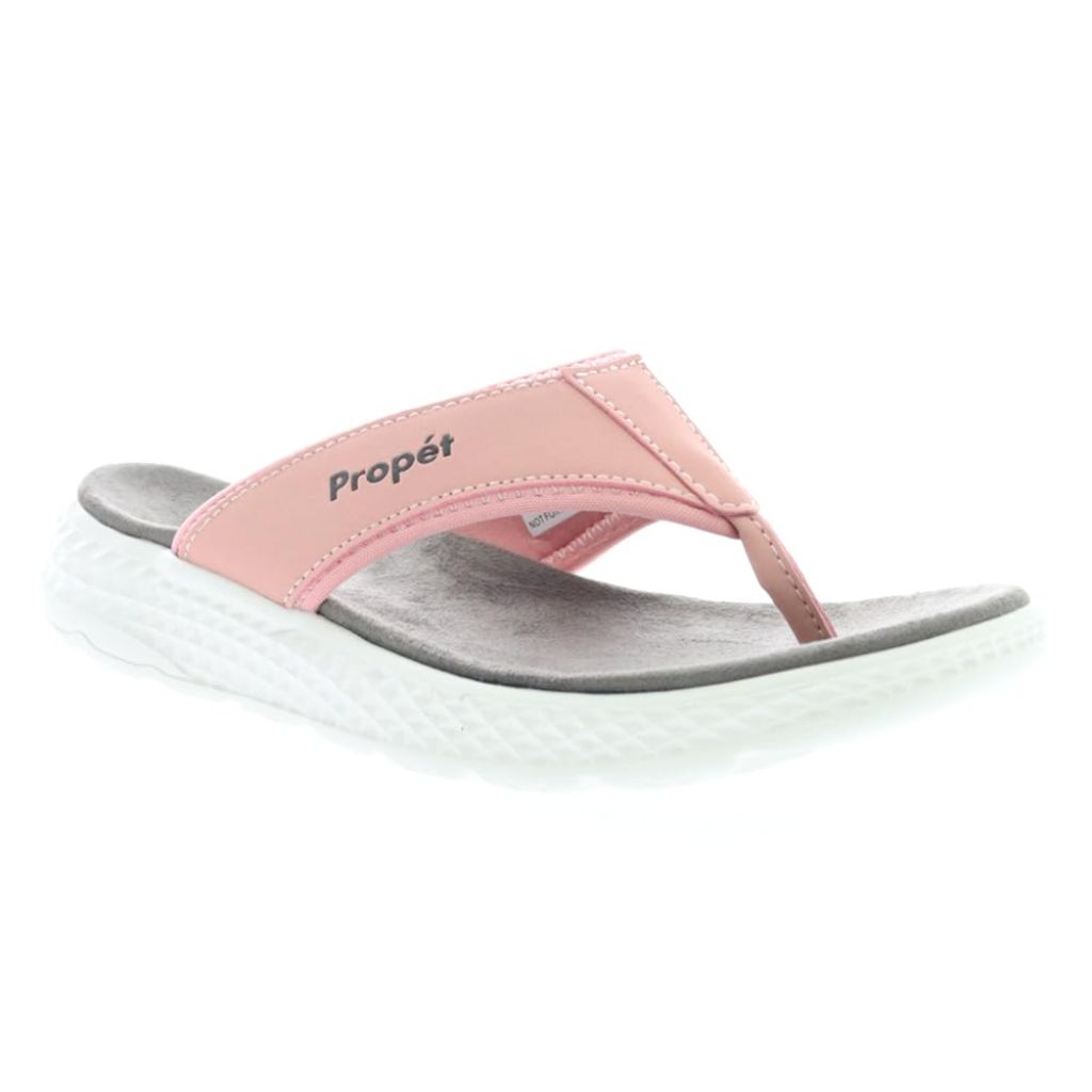 Propét Women's TravelActiv FT Sandals Comfort Footbed, Coral Summer - size 11 Wide