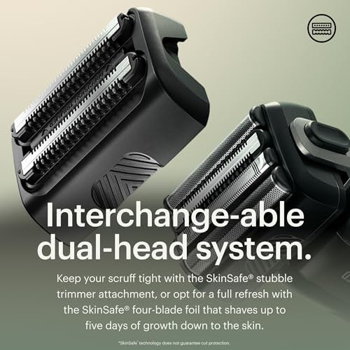 Manscaped The Chairman PRO Men’s Electric SkinSafe 4-Blade Foil Face Shaver