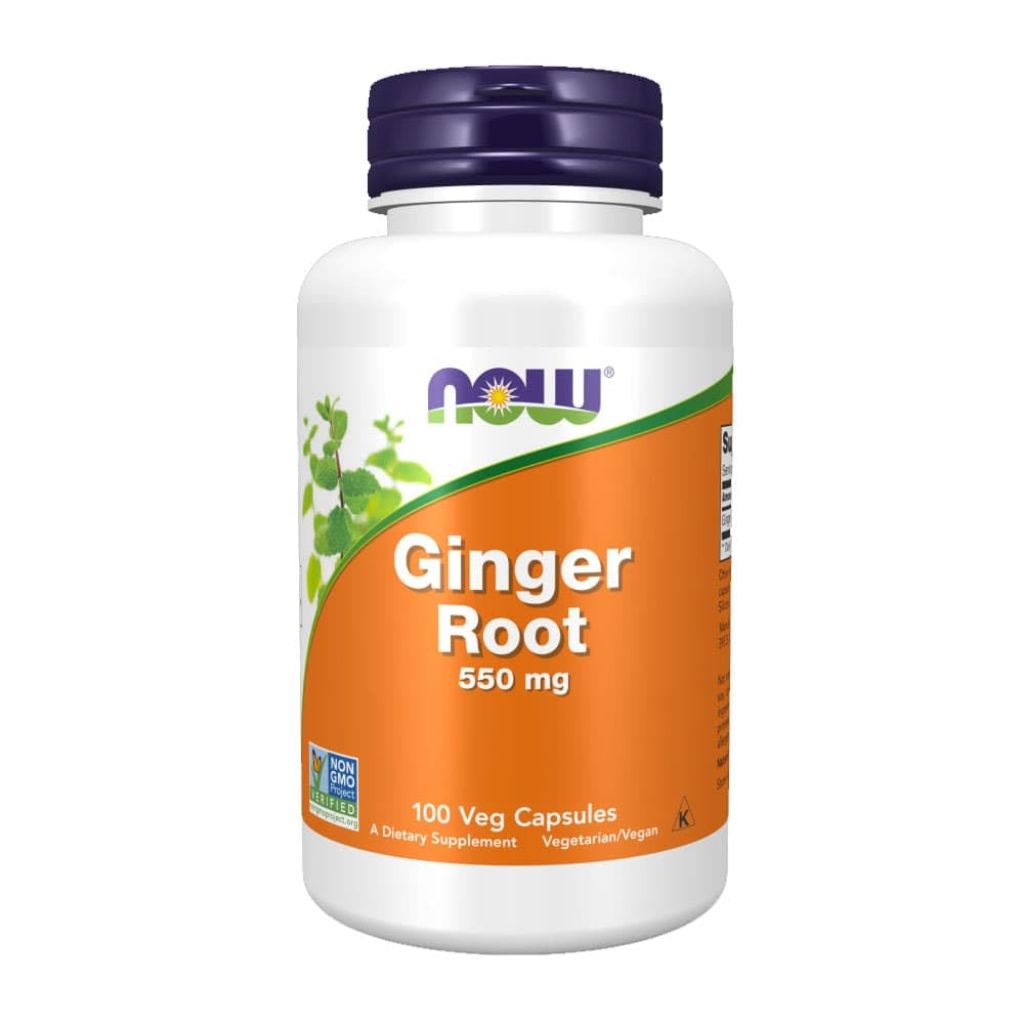 NOW Foods Ginger Root Vitamin | 550 Mg | 100 Caps