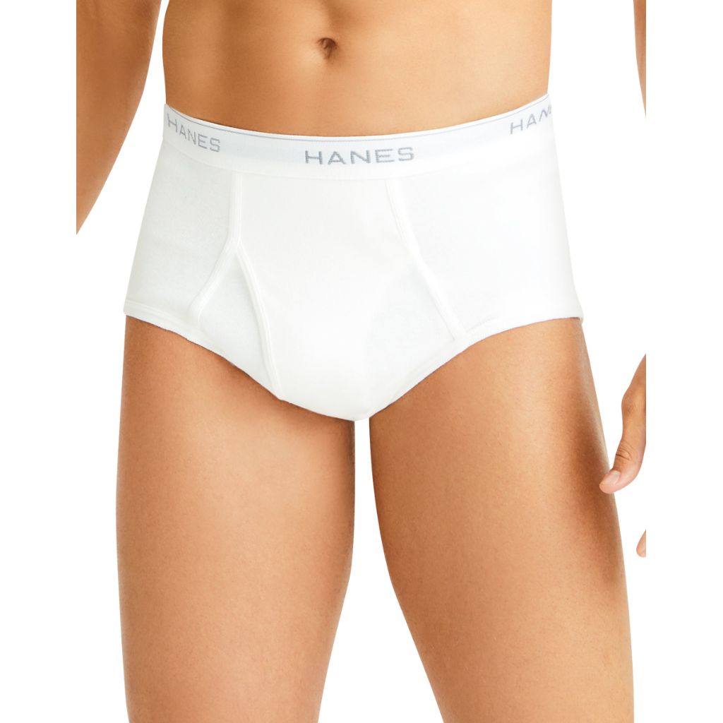 Hanes Men's Tagless Briefs - White, Size Small (6 Pack)