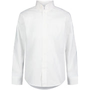 SZ S, IZOD Uniform Young Men's Long Sleeve Button-down Oxford Shirt, White