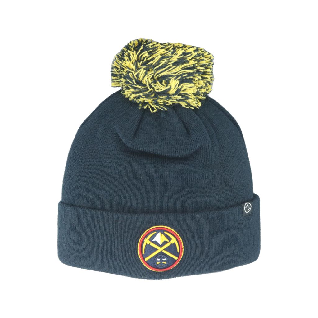 Denver Nuggets NBA Officially Licensed Beanie Pom Icon Team Color