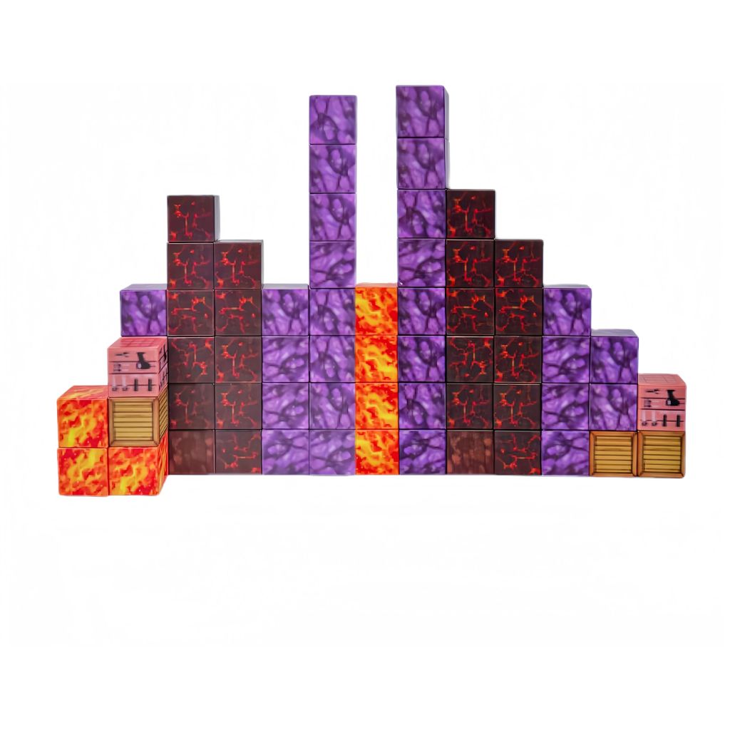 WeiDu77 Magnetic Building Blocks - Build a Magnetic World Set DIY Creative Combo Suitable for 3 4 5 6 Years Old Boys and Girls Pre-School STEM Teaching(32pcs)