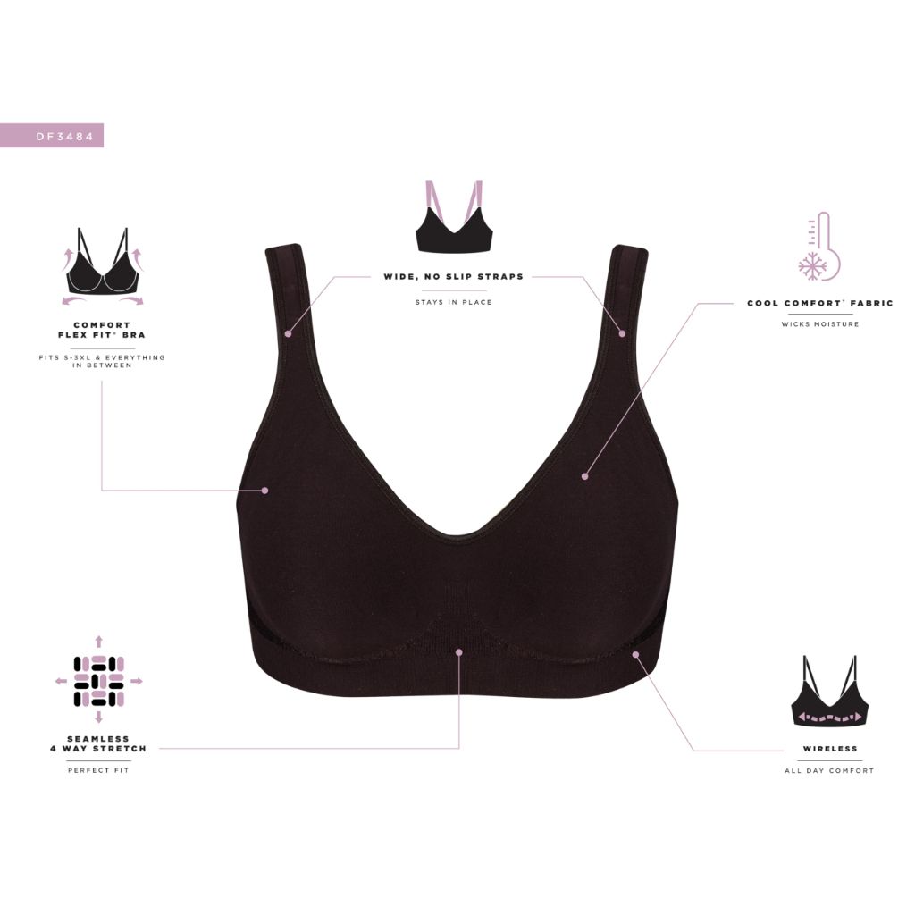 Bali Women's Wireless Bra, Medium