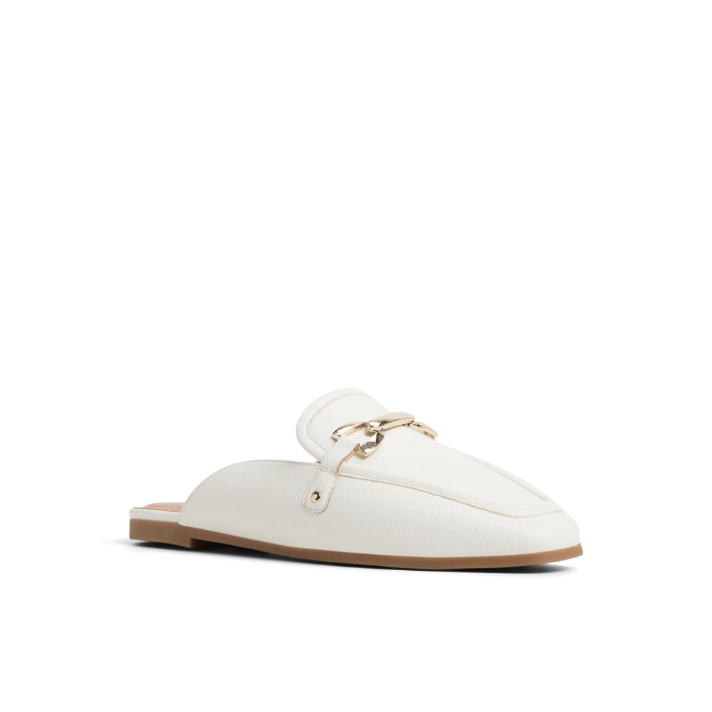 Call It Spring Women's Alyah Mule, White, 6