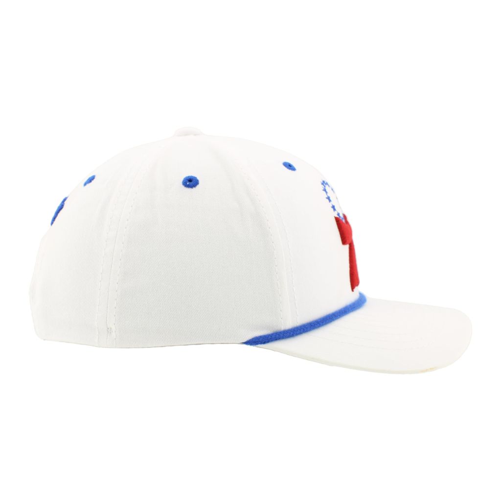 Philadelphia 76ers NBA Officially Licensed Rope Hat Snapback Memento White