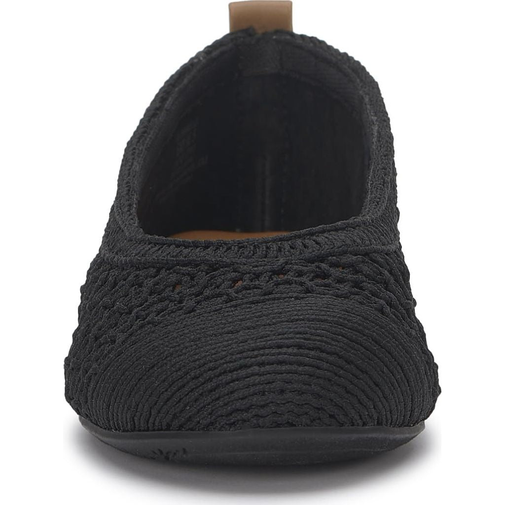 SZ 11M, Lucky Brand Emmielu Knit Ballet Flat | Black