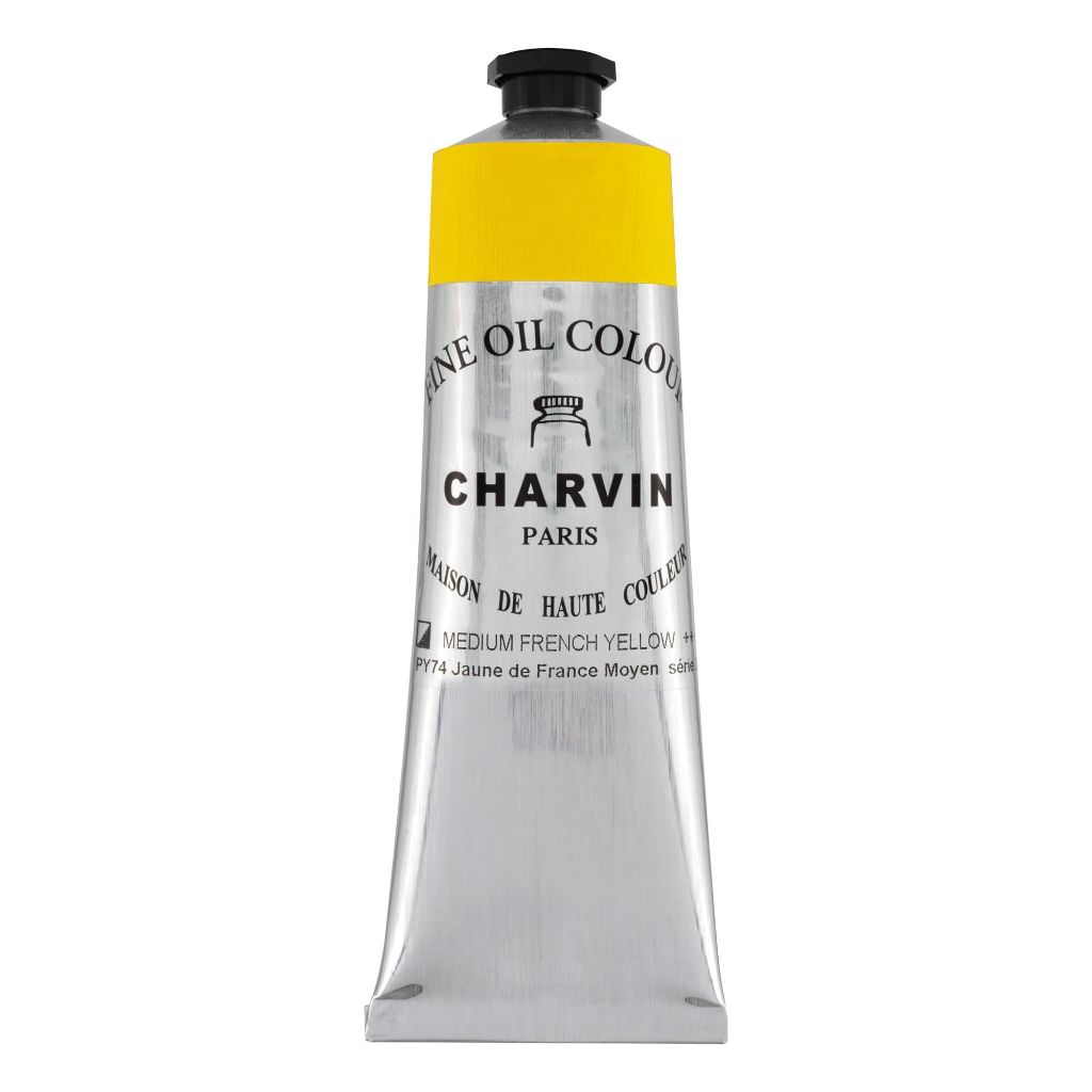 Charvin Extra Fine Oil Paint 150 mL Tube French Yellow – Professional Artist Oil Color