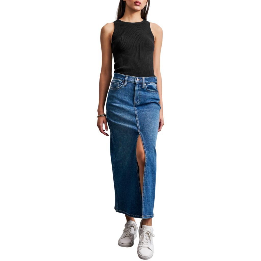 DKNY Women's Jeans Skirt, Dekalb Wash, 30