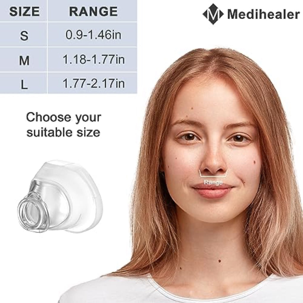 Medihealer 2 Packs Replacement Cushion for Wisp, Nasal Replacement Cushion for Wisp Fabric and Silicone Frame,Not Fit Dreamwisp,Great Value Supplies (S)