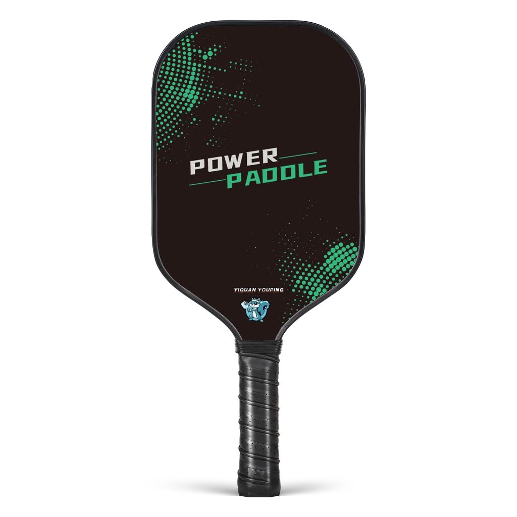 Carbon Fiber Pickleball Paddles - 16mm Shock-Absorbing Honeycomb Core & Anti-Slip Grip | Lightweight Racket for Beginners Professionals | Indoor Outdoor Tournament Use