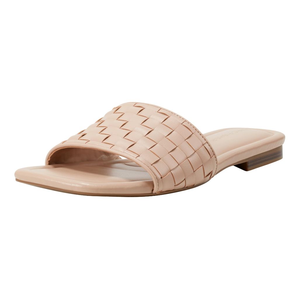 Marc Fisher Women's Lecee Sandal, Light Natural 110, 6.5