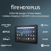 Amazon Fire HD 10 Plus tablet, 10.1", 1080p Full HD, 64 GB, (2021 Release), Slate