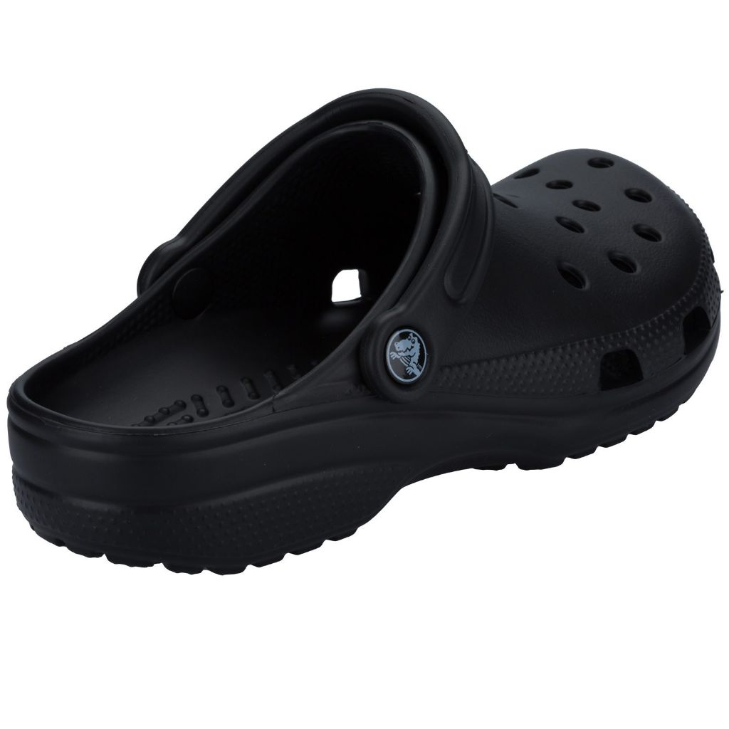 Crocs Unisex-Adult Classic Clogs, Black - size 11 Men/13 Women