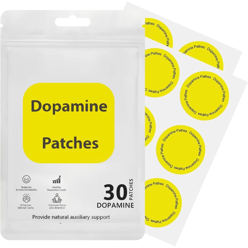 Firmora Dopamine Patches-Used for Enhancing Concentration and maintaining Emotional Stability on a Daily Basis (30 Pack)