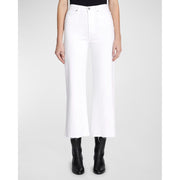 Womens' Luxe Vintage Ultra High Rise Cropped Jeans, White - Size 32
