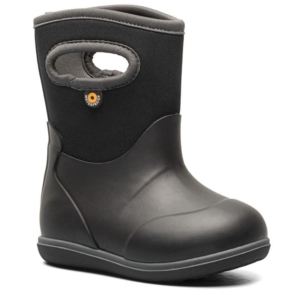 Bogs Infants Classic Solid Waterproof Rain Boots - Black, Size 5 Little Kid