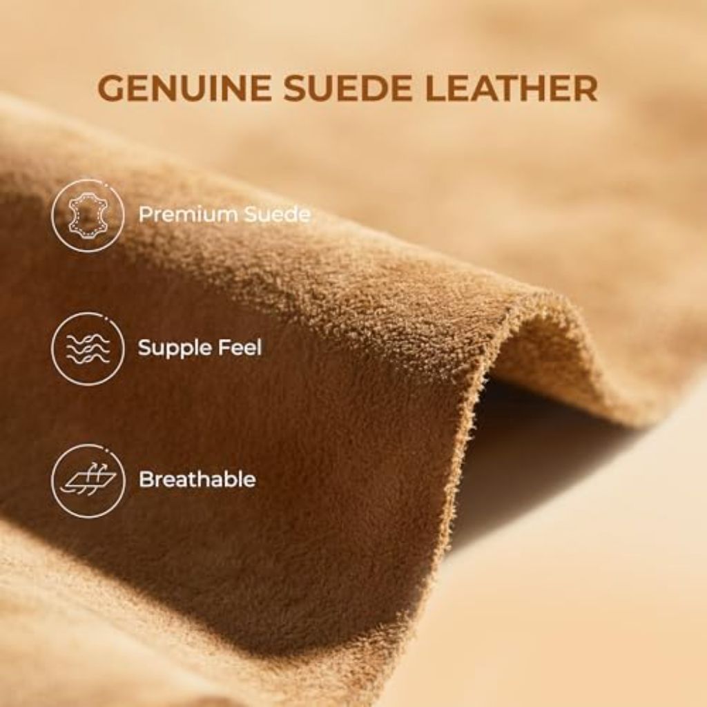 DREAM PAIRS Platform Winter Boots Genuine Suede Chestnut - 11