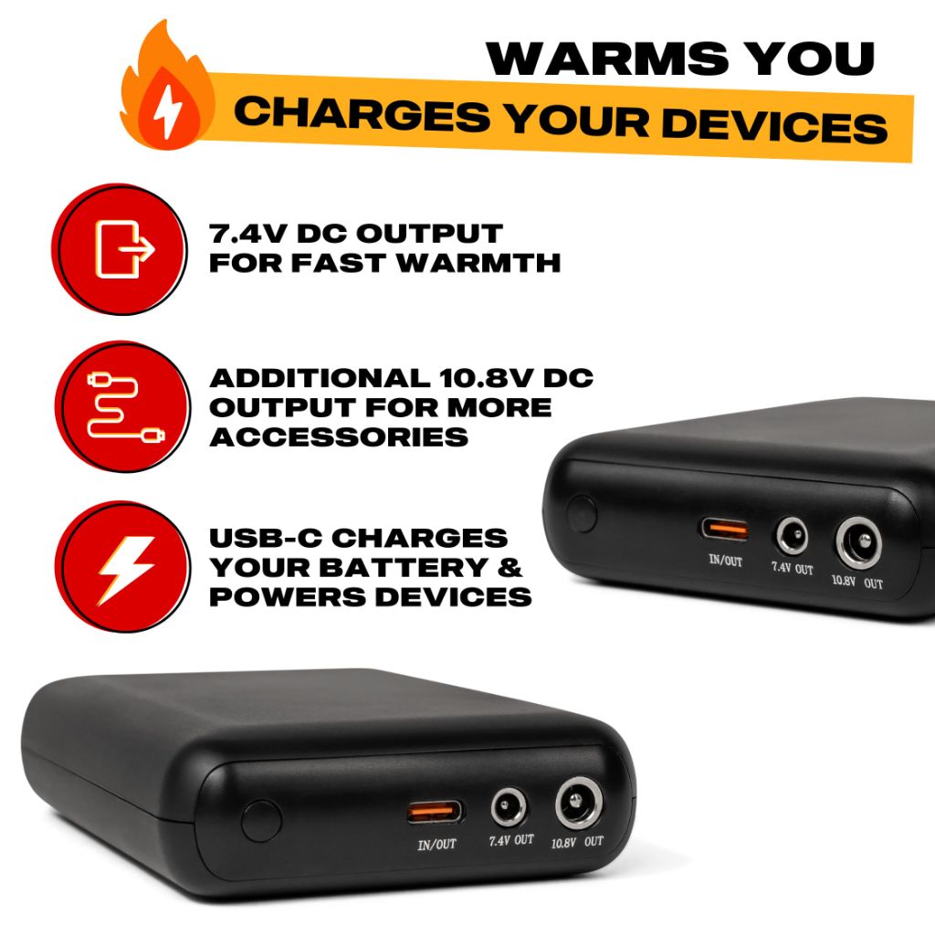 Weston Jacket Battery 7.4V 15,000 mAH