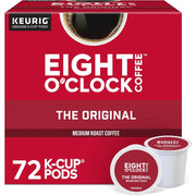Eight O'Clock Coffee The Original Medium Roast Keurig K-Cup Coffee Pods, 72ct