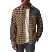 BASS OUTDOOR Men’s Heavey Weight Button Front Shacket With 4 Pockets Standard, XL
