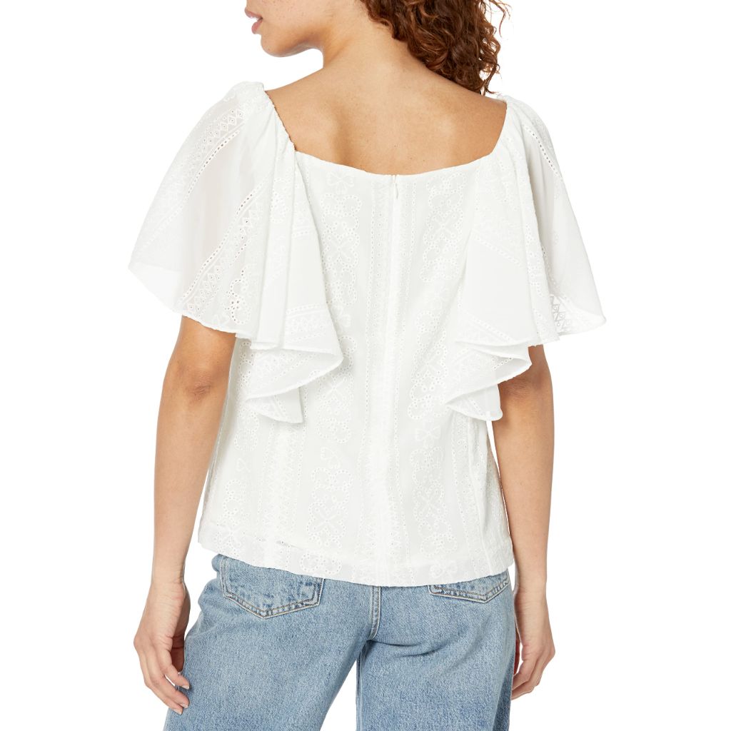 Trina Turk Hollywood Top, Whitewash, SZ 14