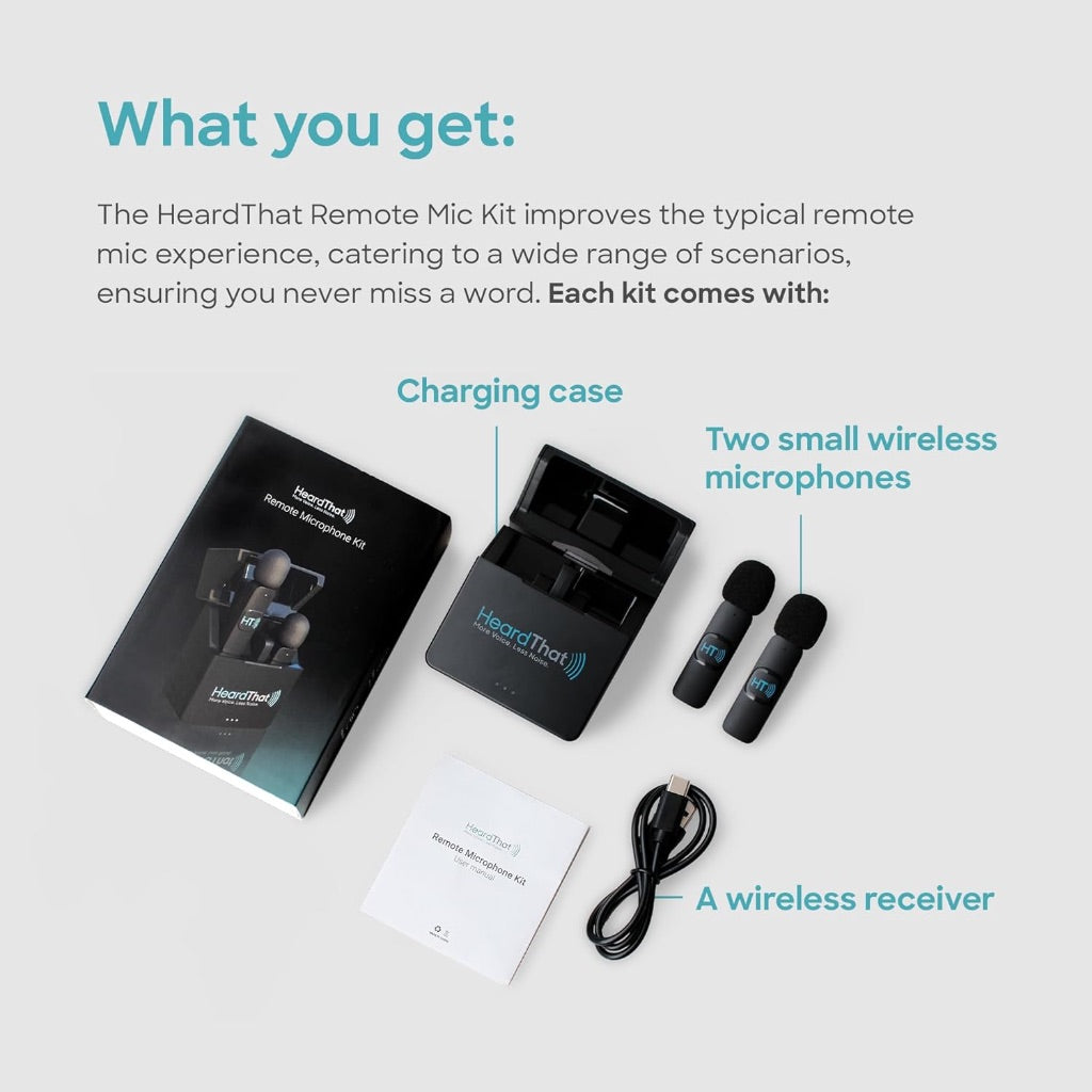 HeardThat Lightning Wireless Microphone Kit