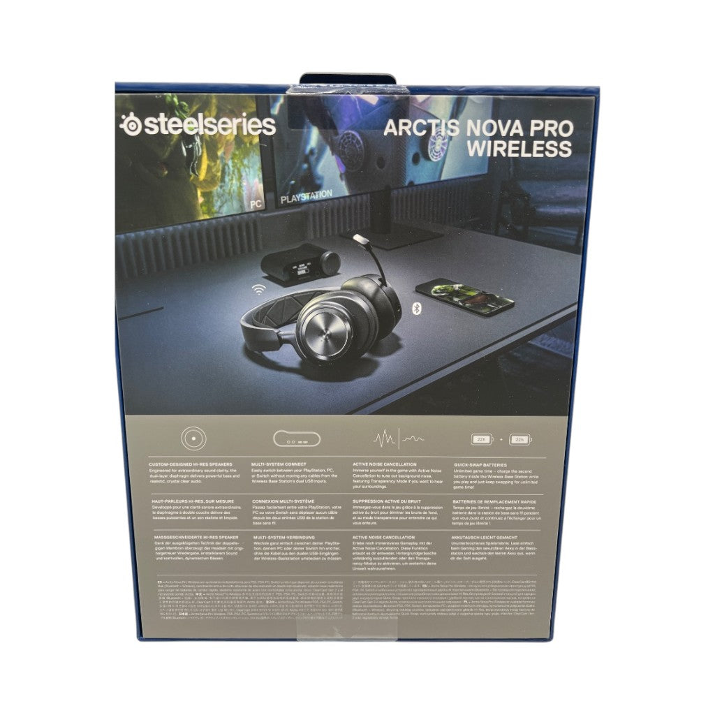 SteelSeries Arctis Nova Pro PlayStation Wired High-Fidelity Gaming Audio with Multi-System Connect - Black