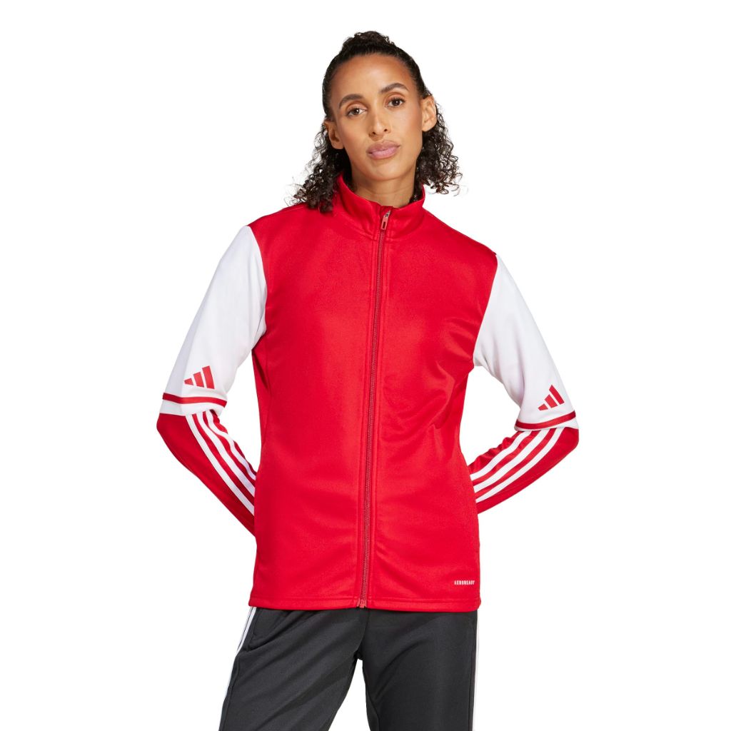 Adidas Women's Squadra 25 Training Soccer Jacket, Team Power Red/White, X-Small