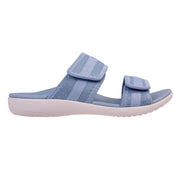Spenco Women's Elevate Slide, Blue, Size 8.5 Wide