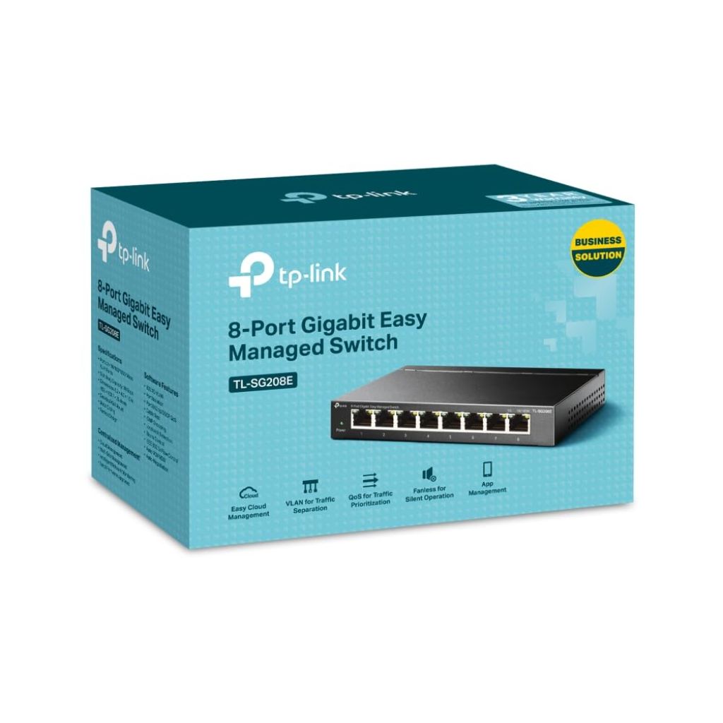 TP-Link 8-Port Gigabit Easy Managed Switch (TL-SG208E)