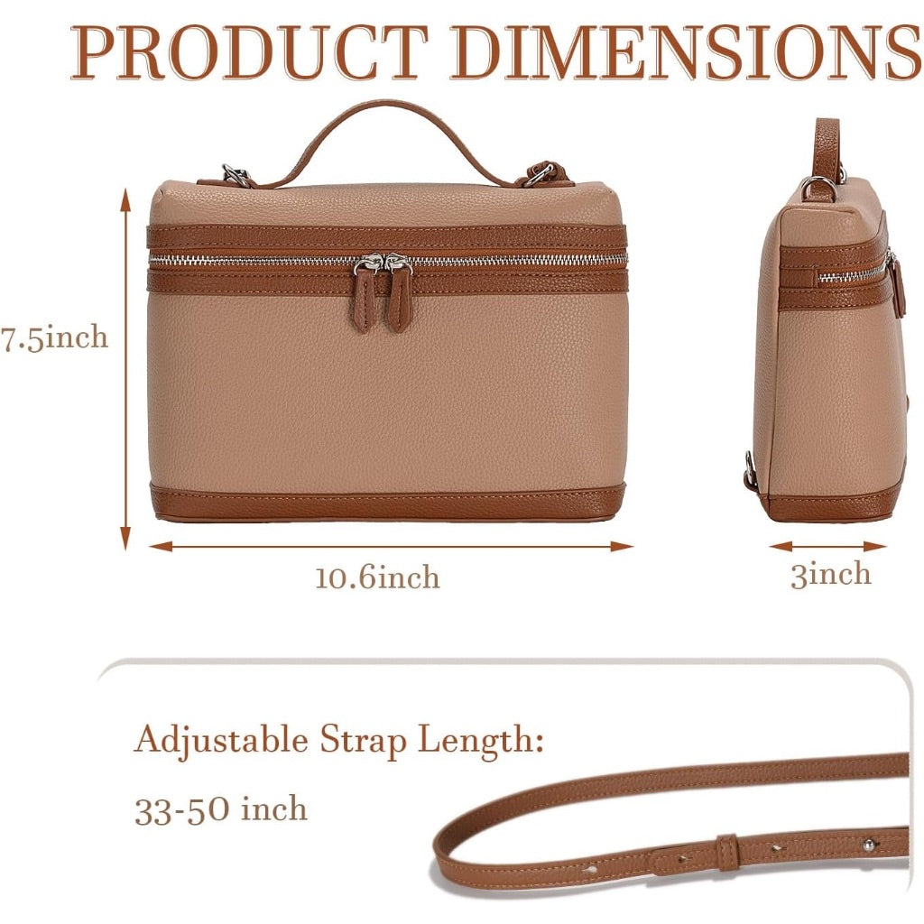 Crossbody Bag Purses for Women Trendy Vegan Leather Shoulder Bag for Women Satchel Purse