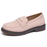 Jucvoeci Penny Loafers for Women Suede Pink Size 7