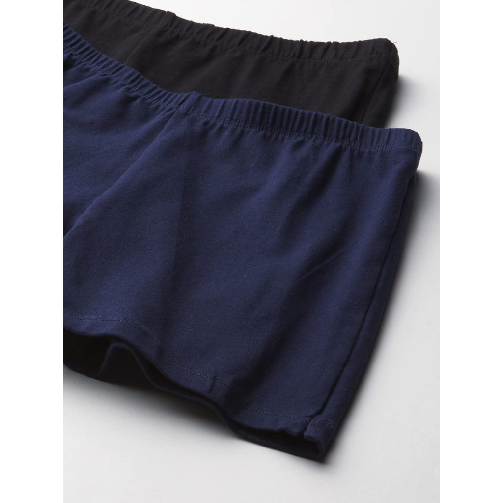 The Children's Place girls Basic Cartwheel Short Pants, Black/Tidal, XX-Large US