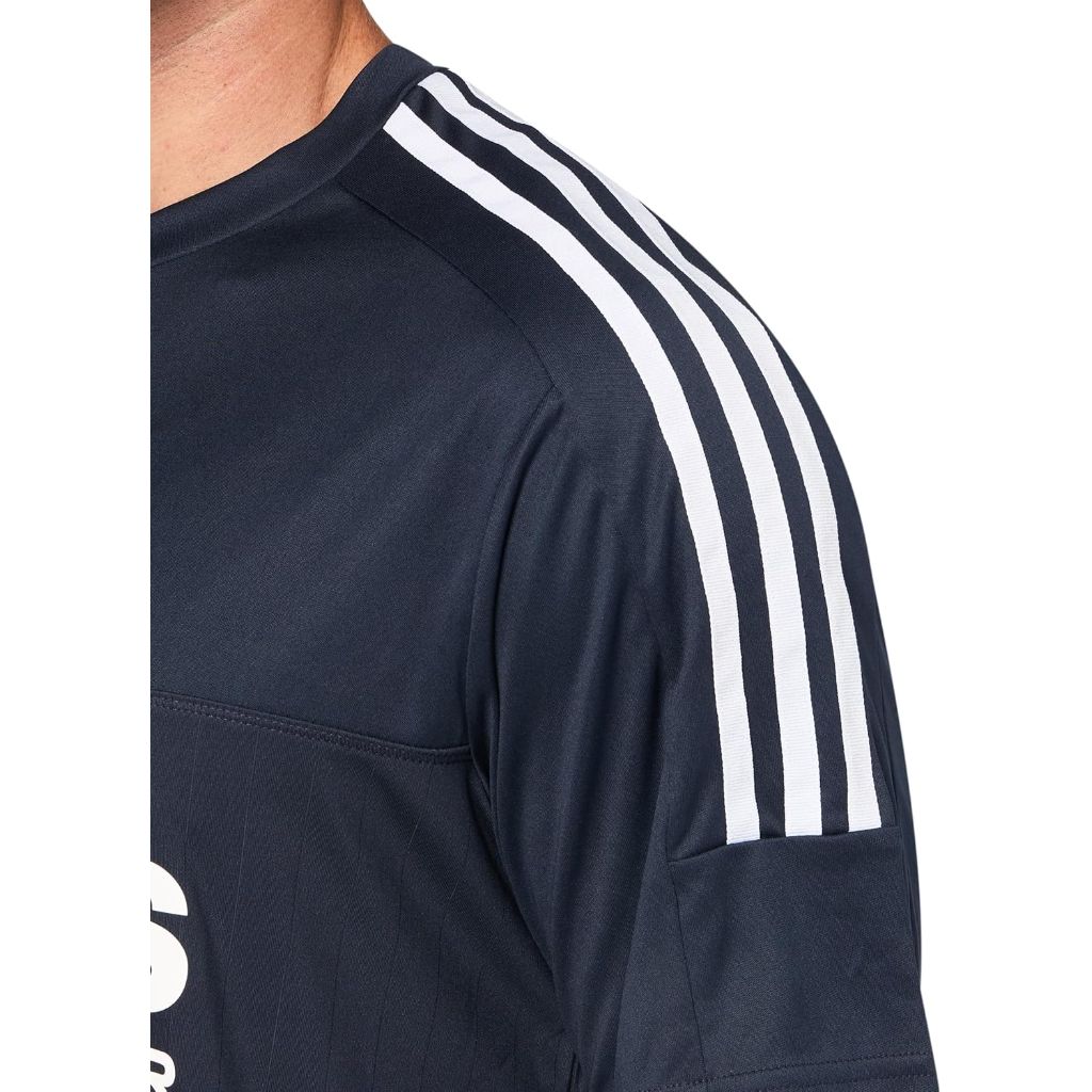 adidas Men's Tiro Tee, Short Sleeve, Crew Neck - Legend Ink/Navy - Size XLT