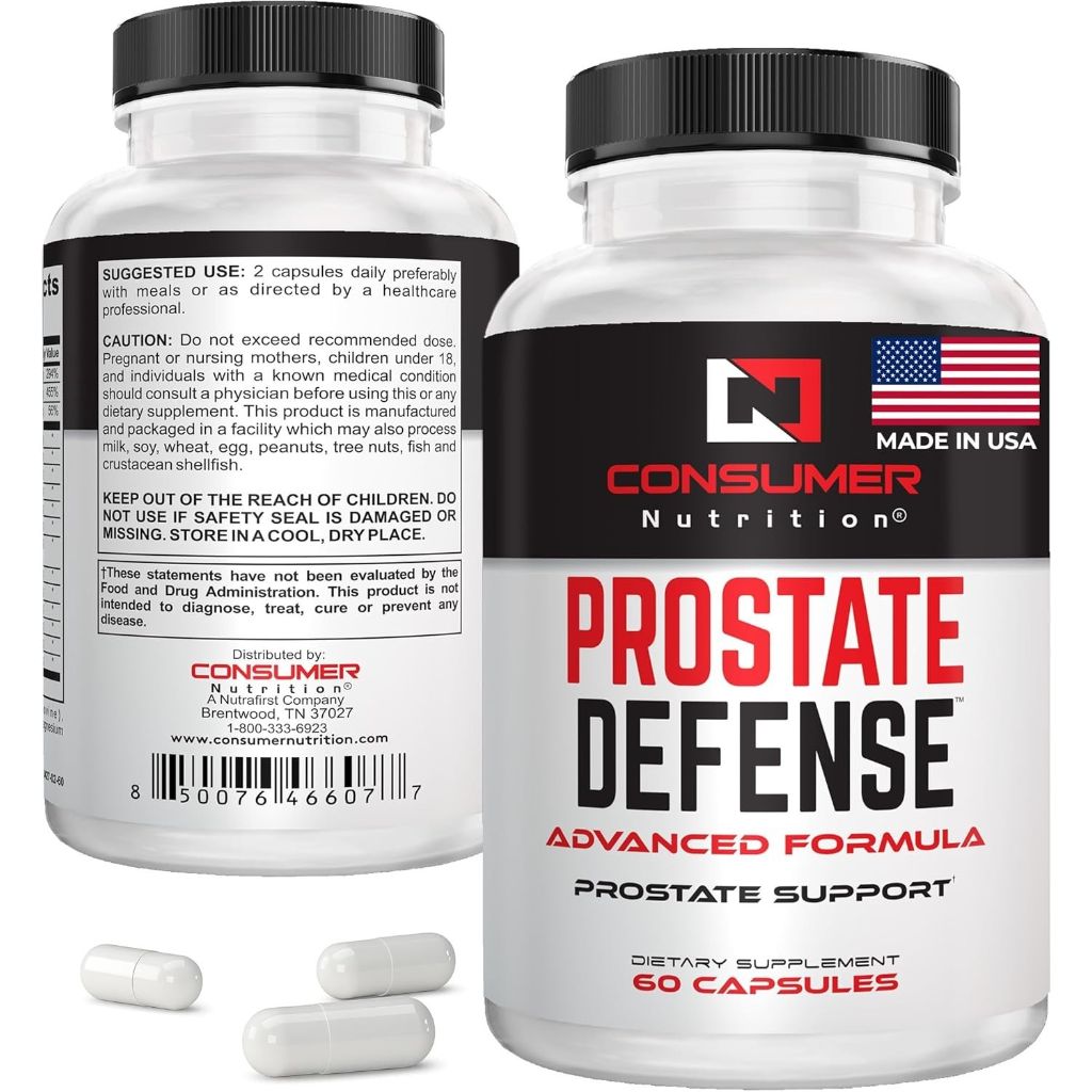 Consumer Nutrition Prostate Defense Advanced Formula Prostate Support - 60 Caps